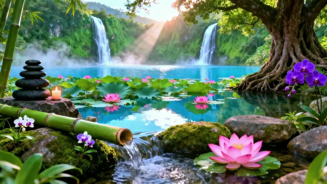 Healing Piano + Water Sounds 🌿 Deep Recovery Music to Reduce Stress and Overthinking
