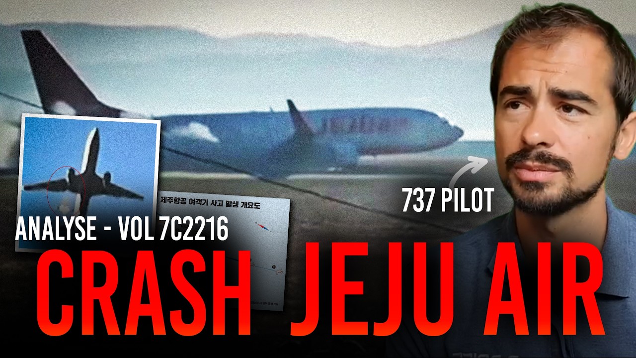 CRASH EN CORÉE. ANALYSE AVEC UN PILOTE DE BOEING 737