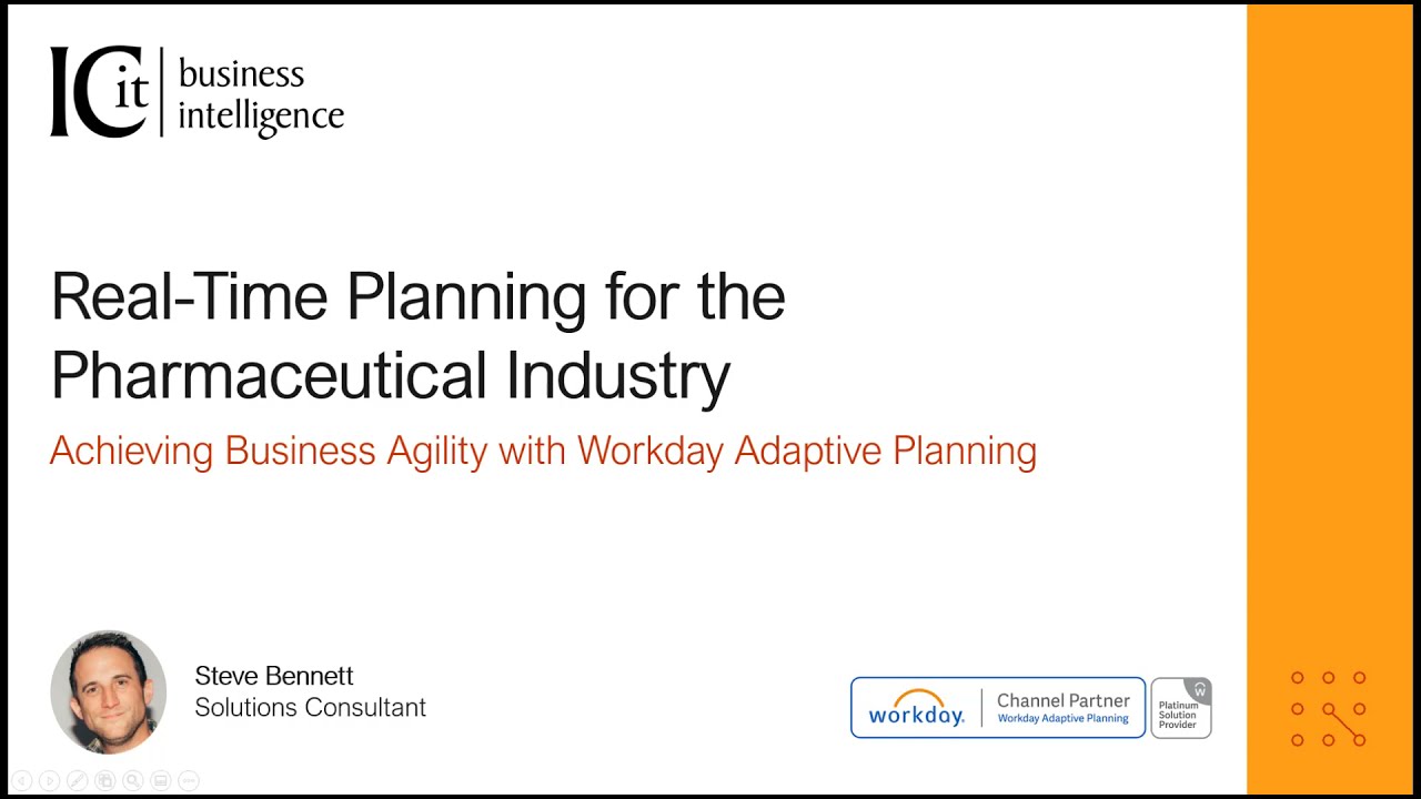 Real-Time Planning for the Pharmaceutical Industry - Workday Adaptive Planning Demo