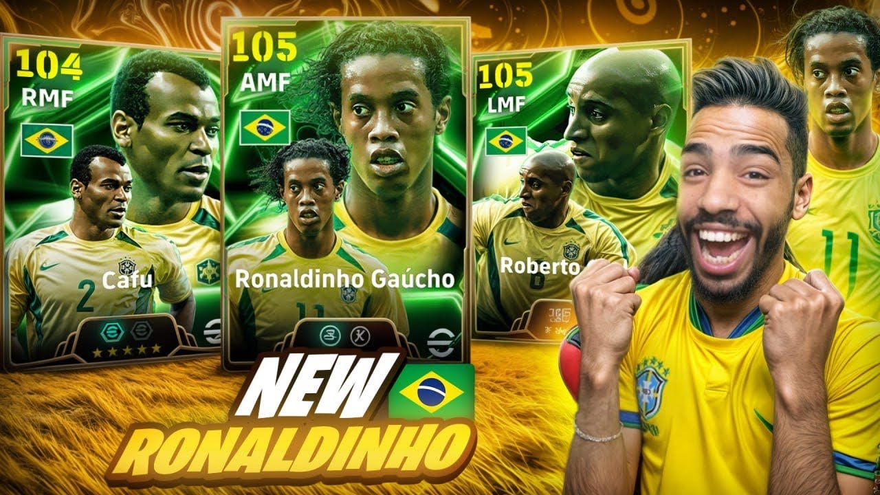 BRAZIL 2002 PACK OPENING 🔥 NEW RONALDINHO 🔥 EFOOTBALL 25 MOBILE
