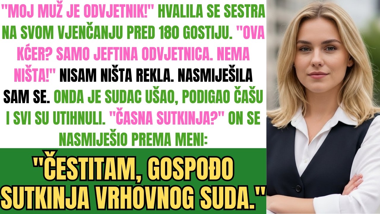 Sestra Se Hvalila Na Vjenčanju: 