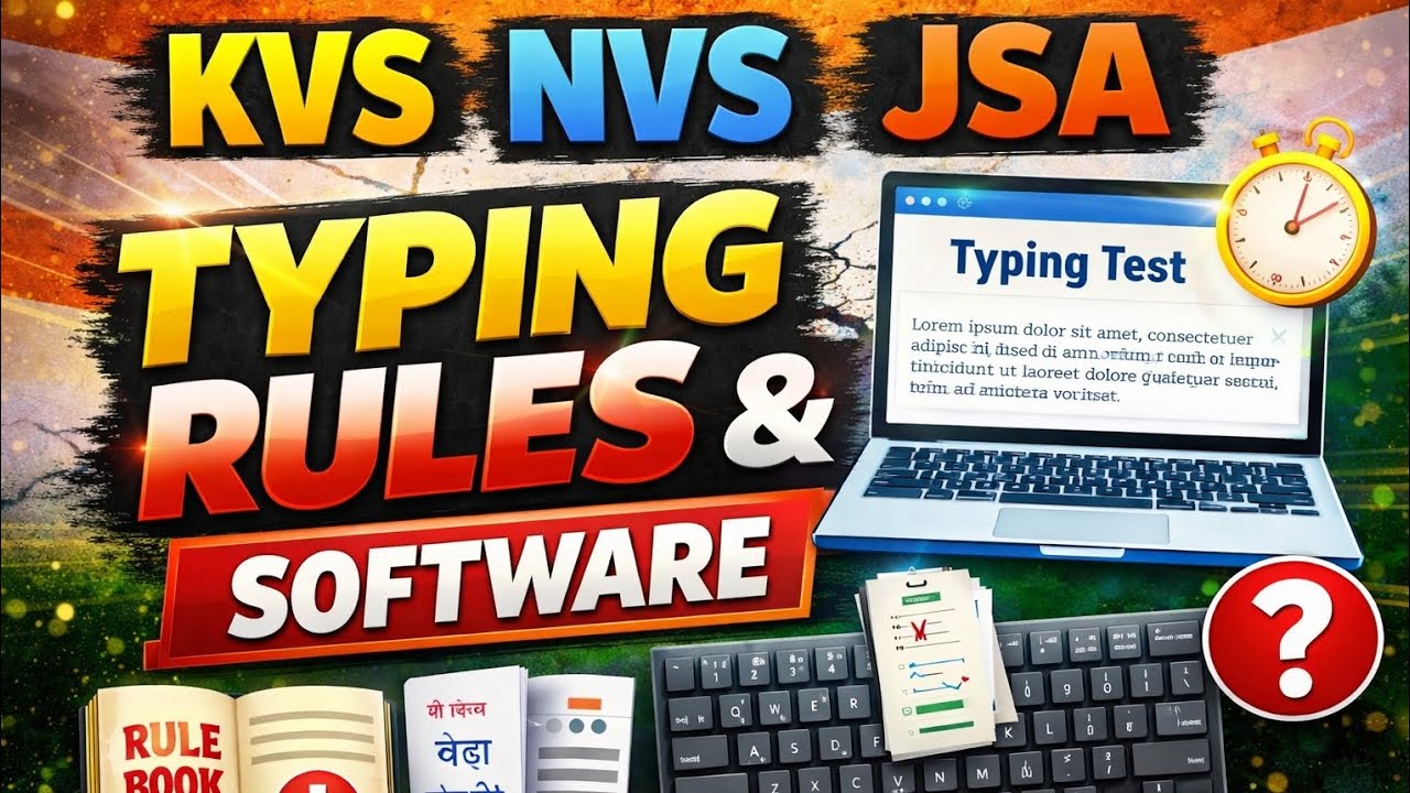 KVS NVS Typing Rules Explained | JSA Typing Test Complete Strategy
