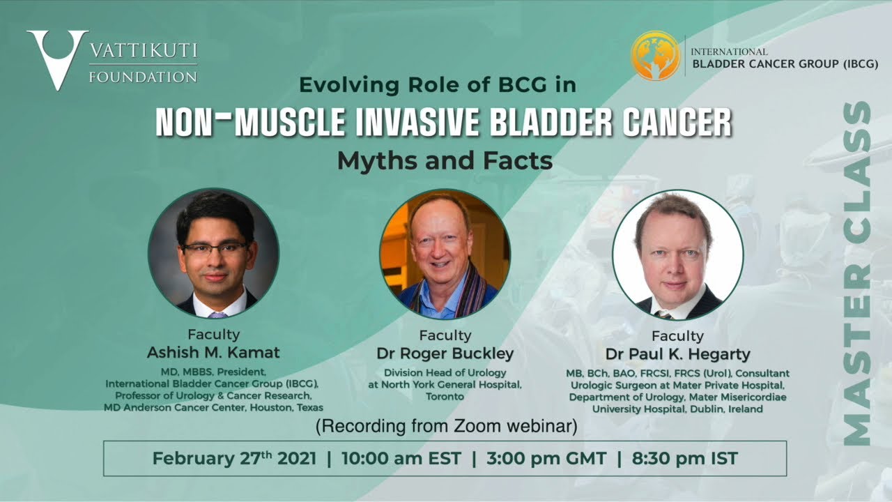 Myths & Mysteries of BCG Therapy for NMIBC- Dr.  Ashish Kamat