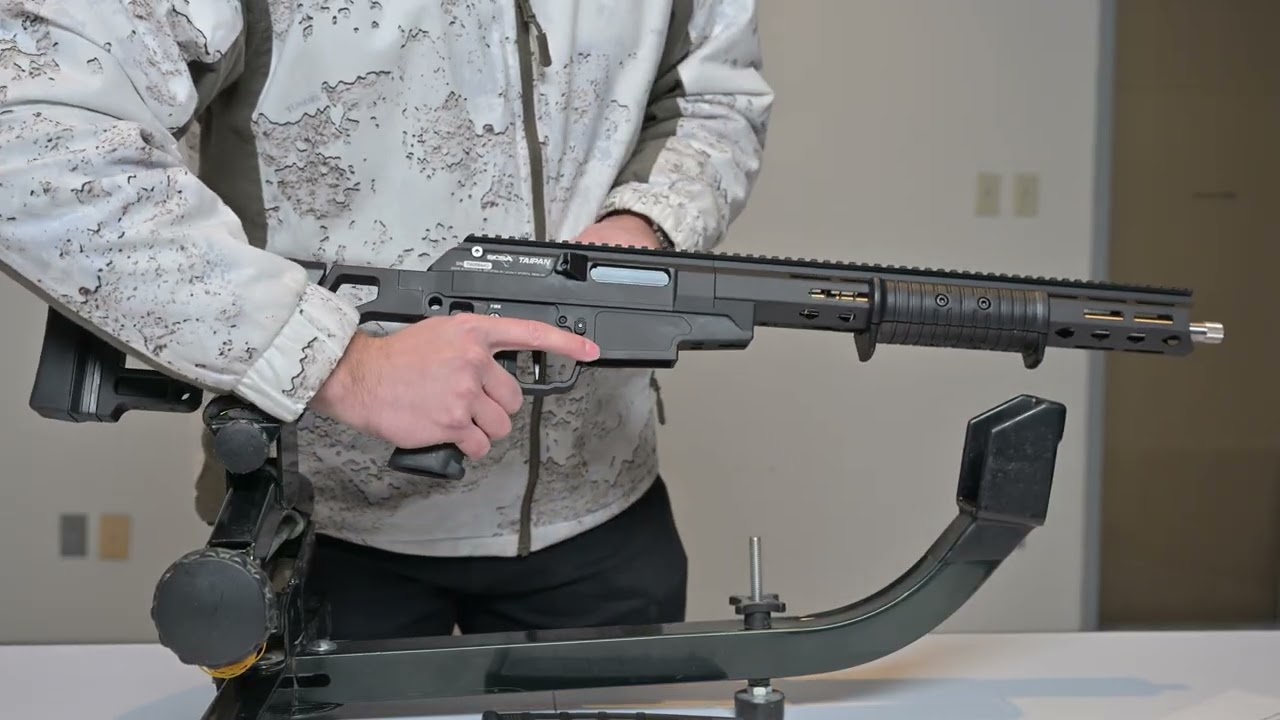 Винтовка SCSA Taipan X .223 Wylde с помповым/прямым затвором, 16,5 дюймов, без ограничений.