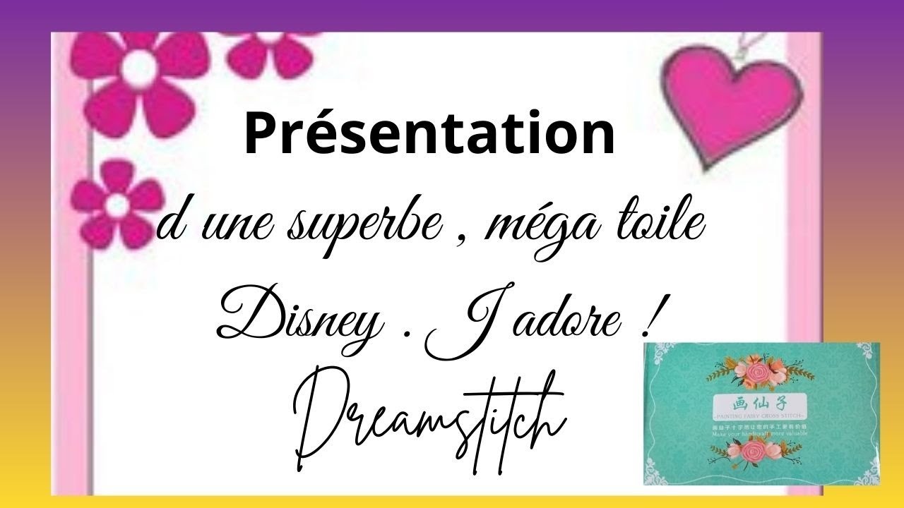 Présentation d une superbe méga toile Disney fairy 
