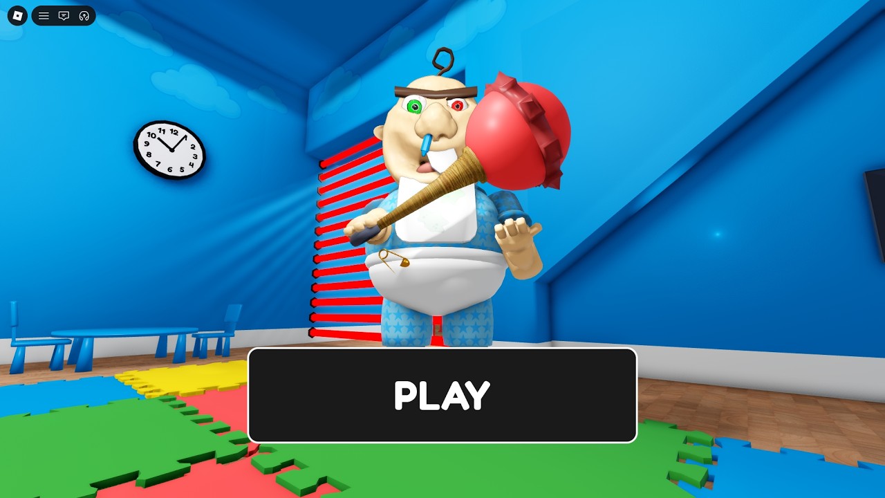 Escape Baby Bobby Daycare! FIRST PERSON OBBY roblox Gameplay Walkthrough No Death 4K