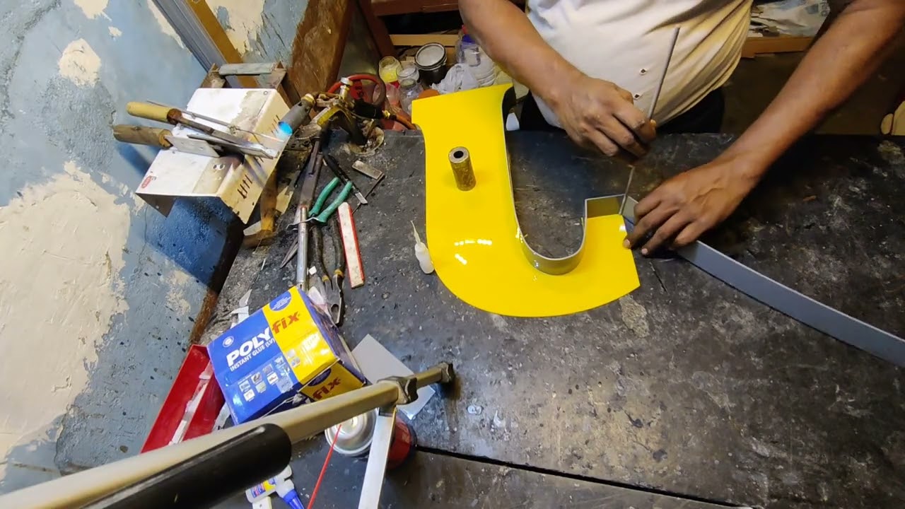 How To Make Acrylic Letter Raizing ಅಕ್ರಿಲಿಕ್ ಲೆಟರ್ ರೈಸಿಂಗ್  used Polyfix glue 8882946874