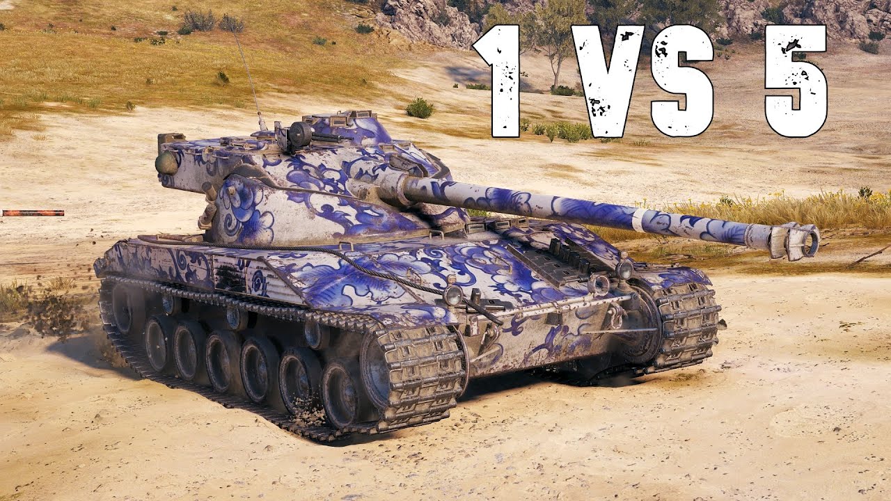 World of Tanks Bat.-Châtillon 25 t - 1 vs 5