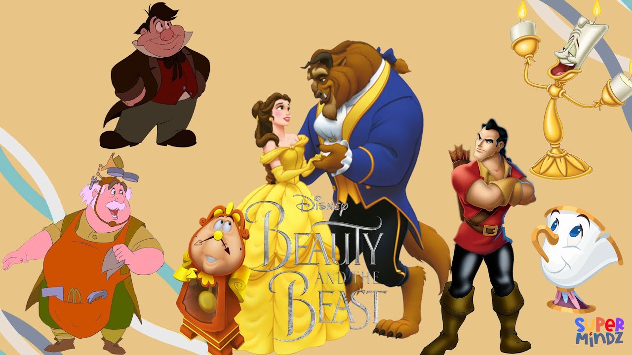 BEAUTY AND THE BEAST !!🌹| Guess the character name | For Kids | SuperMindz