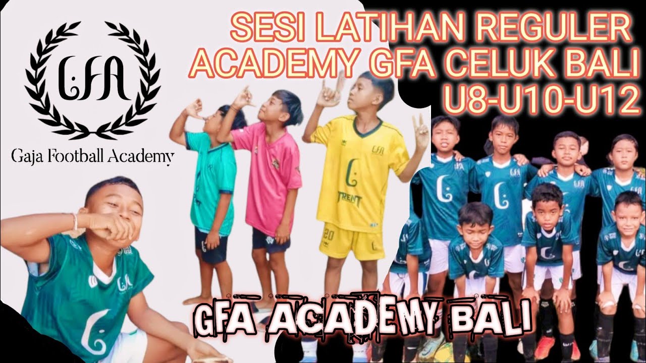 LATIHAN REGULER ACADEMY GFA CELUK BALI || Gaja Football Academy Bali