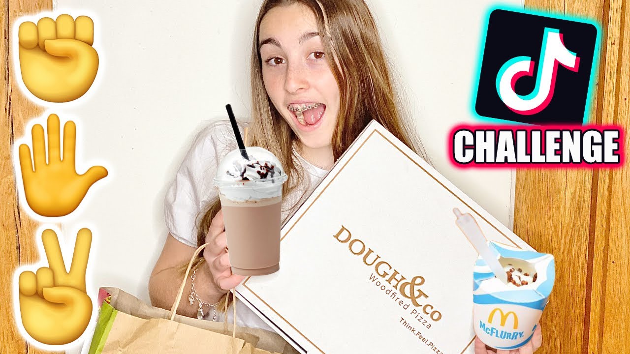 TIK TOK | ROCK, PAPER, SCISSORS WITH BROOKE | FOOD CHALLENGE