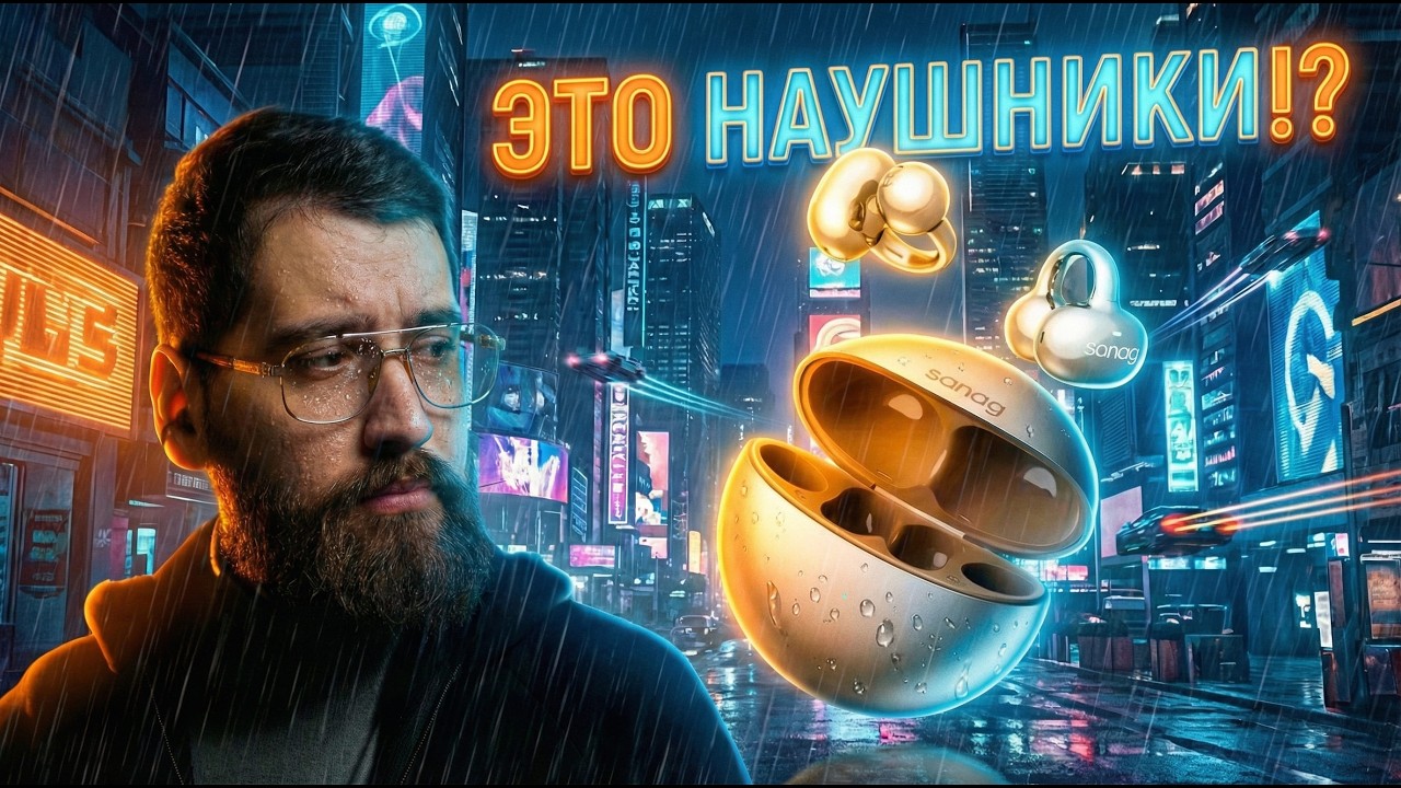 ЭТО НАУШНИКИ!? Самый странный гаджет 2026 года | Sanag S6S или почему я выкинул свои AirPods