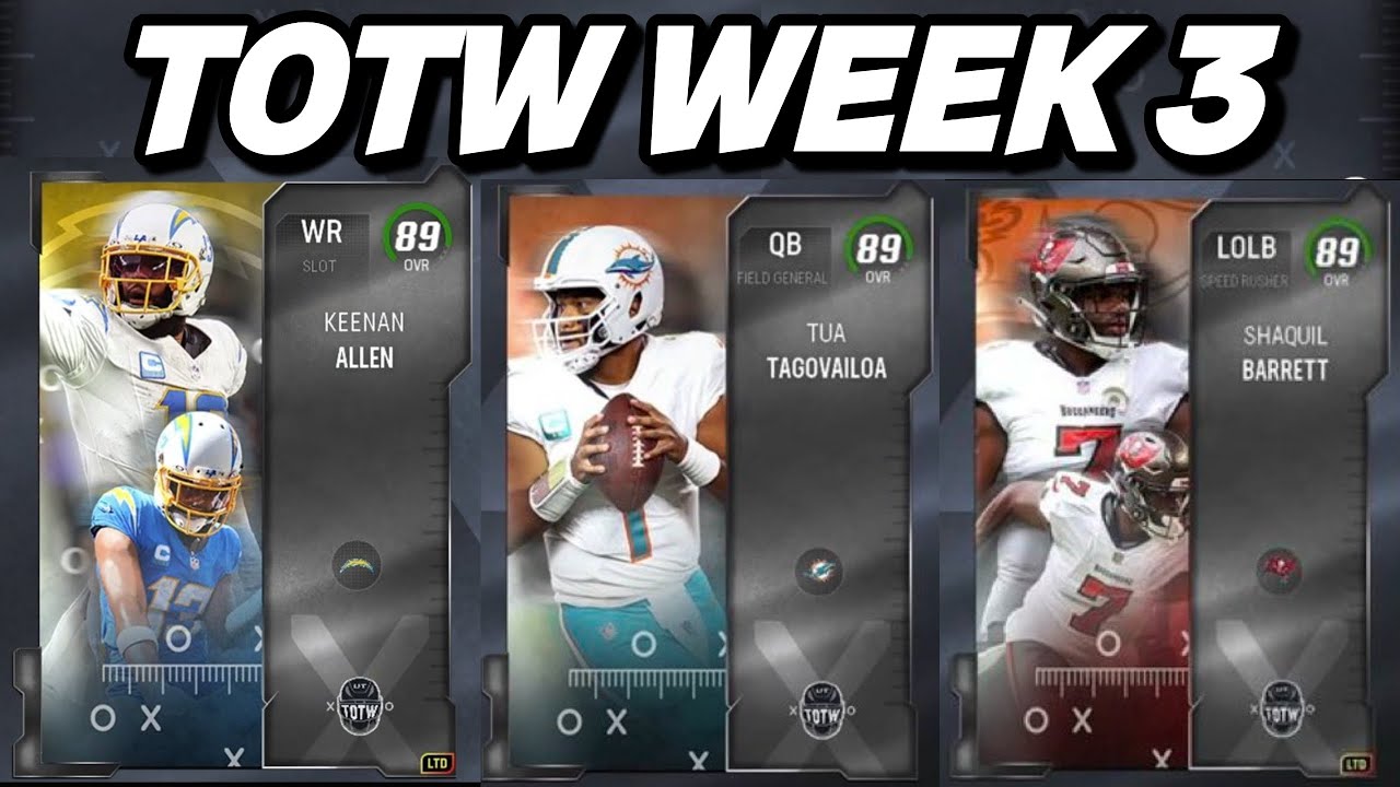 TOTW 89 OVR TUA, KENAN ALLEN, SHAQUIL BARRETT AND MORE | MADDEN 24 ULTIMATE TEAM
