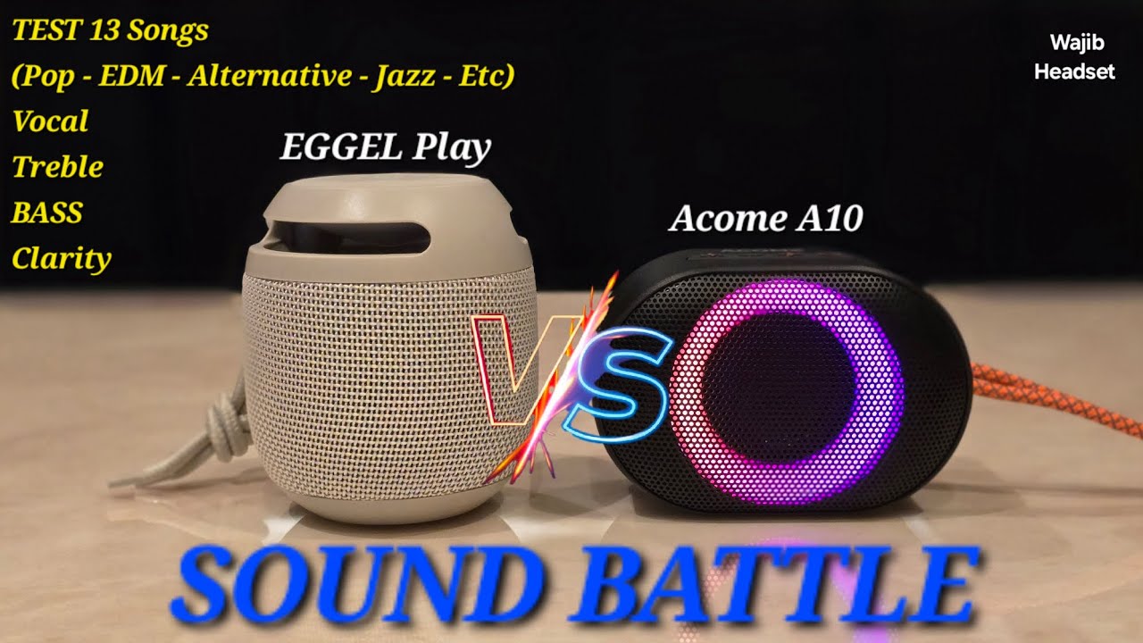 Eggel Play Vs Acome A10 | Sound Battle Small Bluetooth Speaker 🔊 Portable Wireless