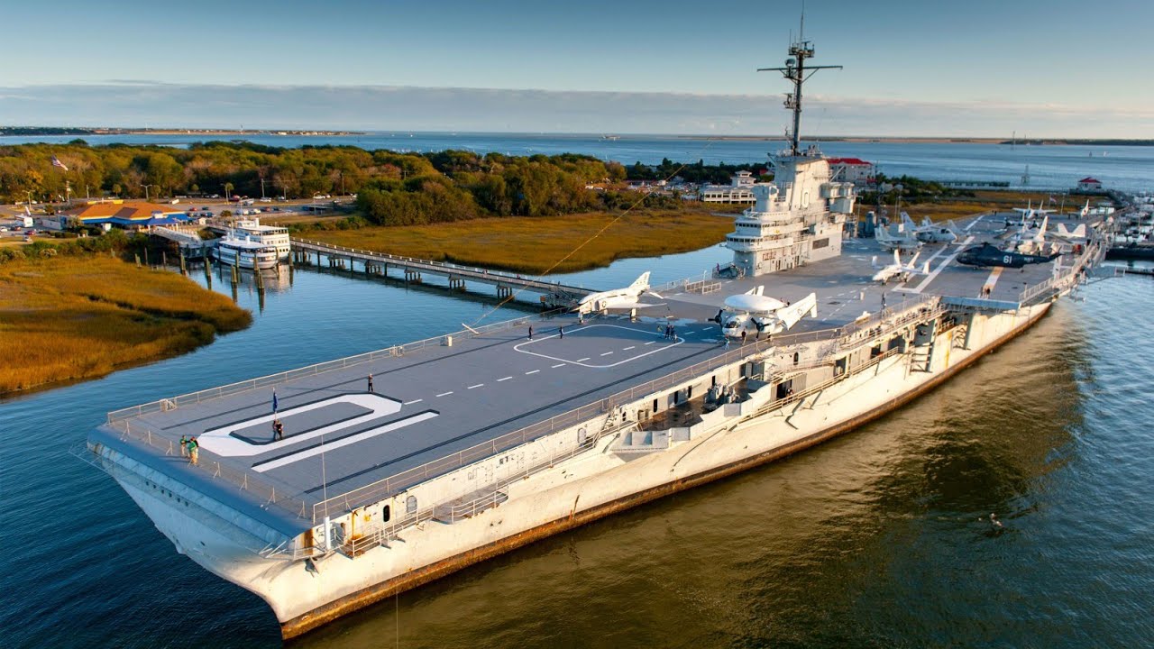 Patriots Point Naval & Maritime Museum : USS YORKTOWN CV-10 ( Re-Edited Tour Video)