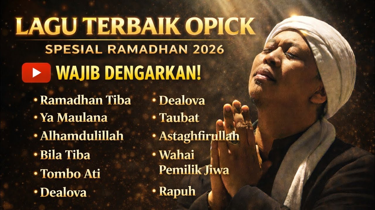 Lagu Opick Terbaik Ramadhan 2026: Tombo Ati & Dealova Full Album Penyejuk Hati Paling Syahdu