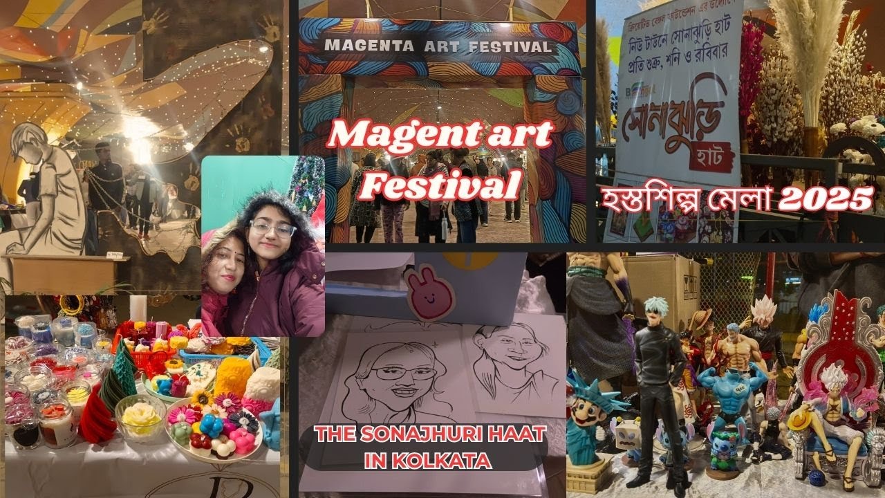 সোনাজহুরি হাট || Megenta Art Festival || Handcraft fair || winter festival || kolkata