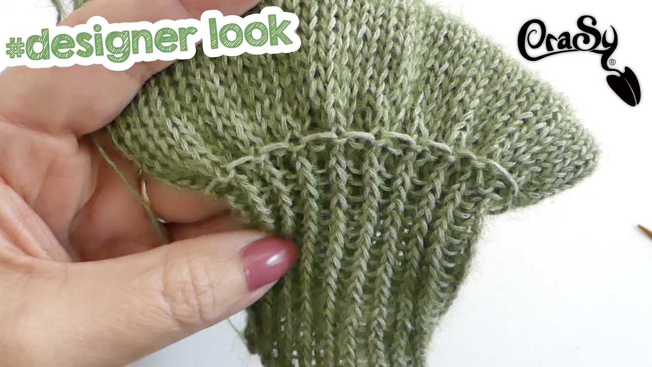 Dieses Bündchen-Upgrade verändert ALLES 🧶 | Perfekter Übergang stricken
