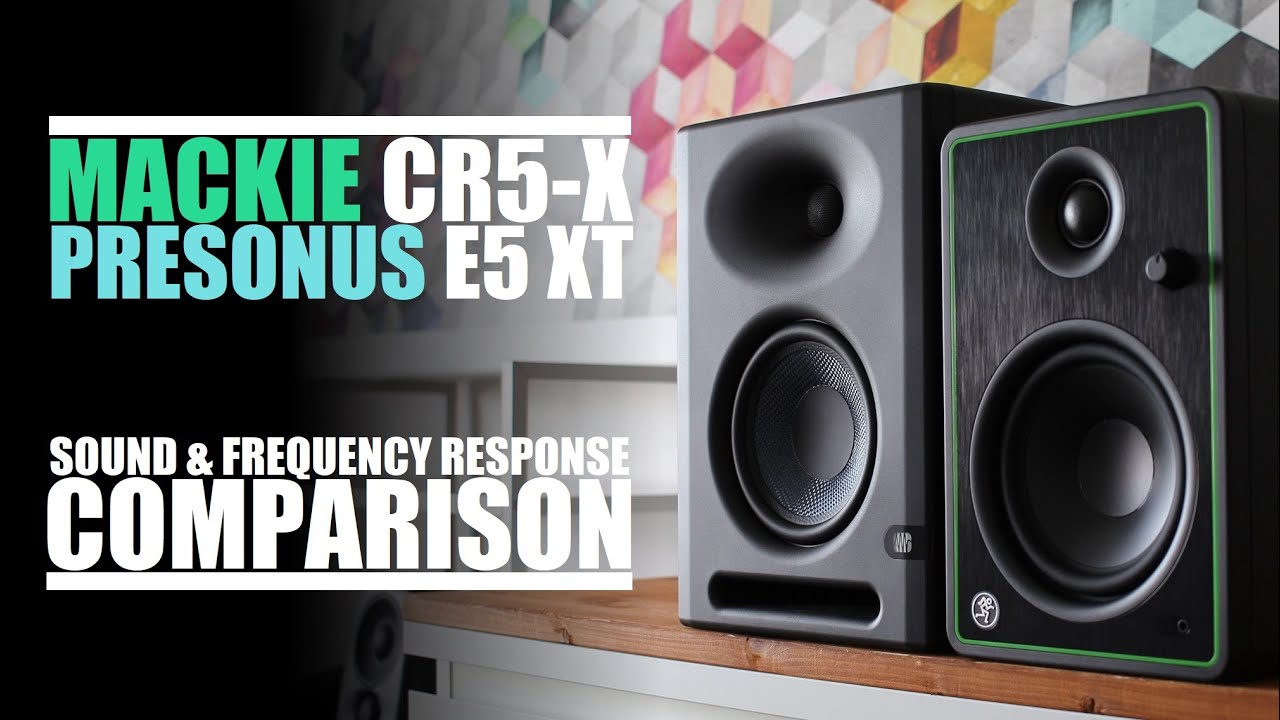 Mackie CR5-X  PreSonus Eris E5 XT  ||  Sound, Distortion & Frequency Response Comparison