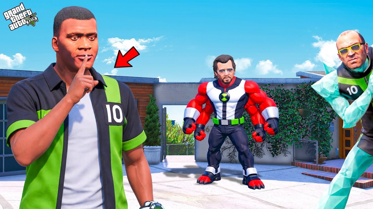 Franklin & Chithapu Playing Ben 10 Hide & Seek With Friends in GTA 5
