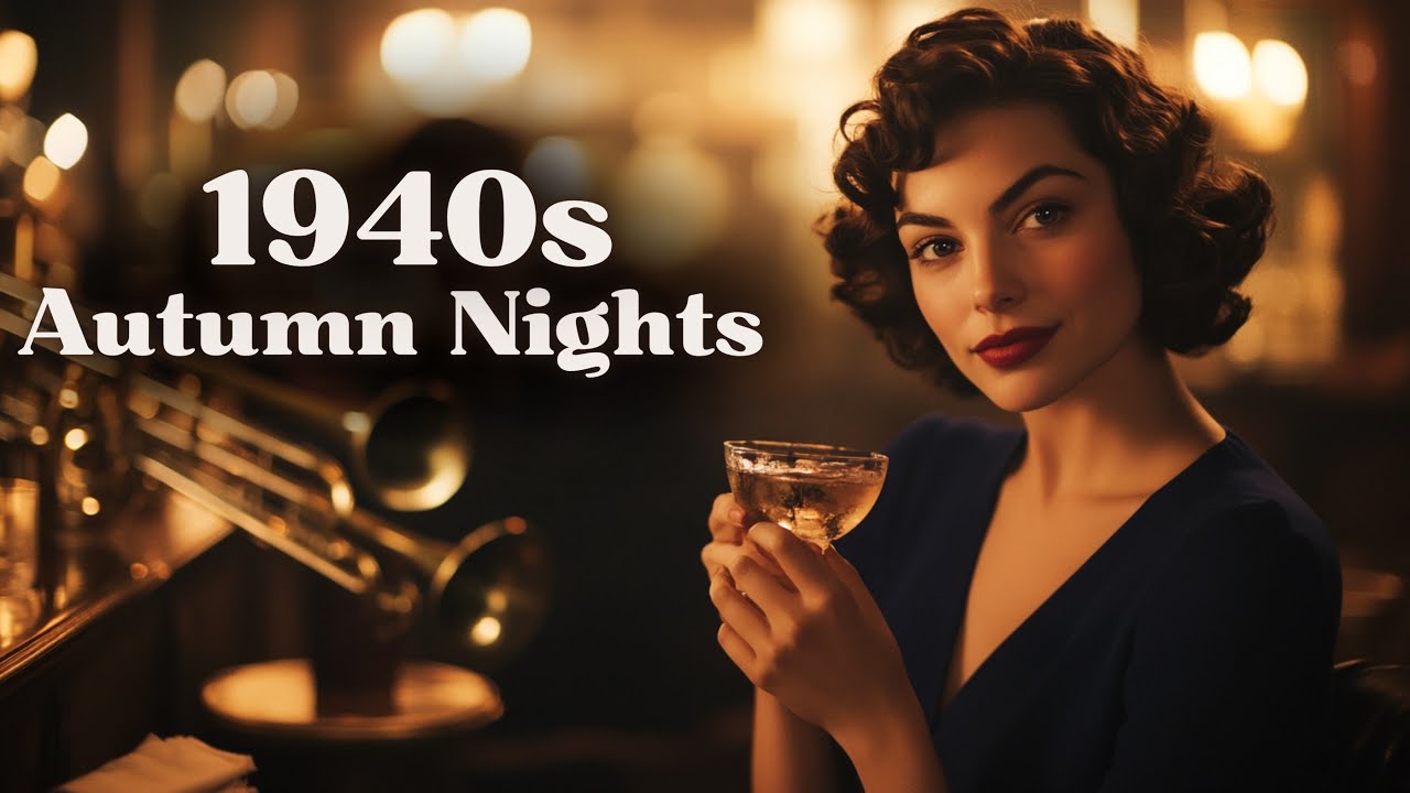 🎷 Autumn Nights 1940s Jazz | Warm, Romantic Swing & Vintage Soul