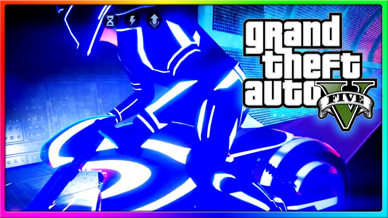 GTA 5 - HOLY FREAKING TRON CYCLE! (GTA V New Deadline Mode Gameplay)