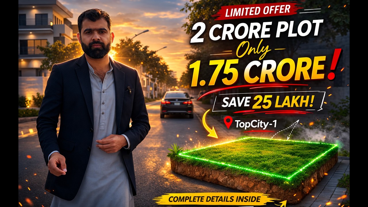 10 Marla Plot For Sale in Top City Islamabad| Fatima Marketing