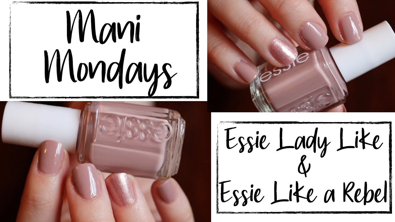 Mani Mondays - Essie Lady Like & Like a Rebel | Do Your Nails With Me | Simple Charm Living