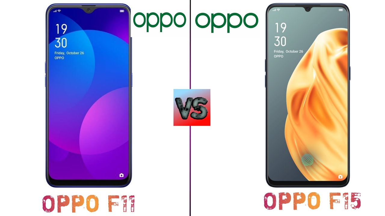 Oppo F11 vs Oppo F15 full comparison to mobile video