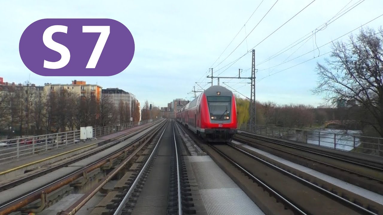 Timelapse - Führerstandsmitfahrt S-Bahn Berlin S7 ► Wannsee - Ahrensfelde in weniger als 10 Minuten