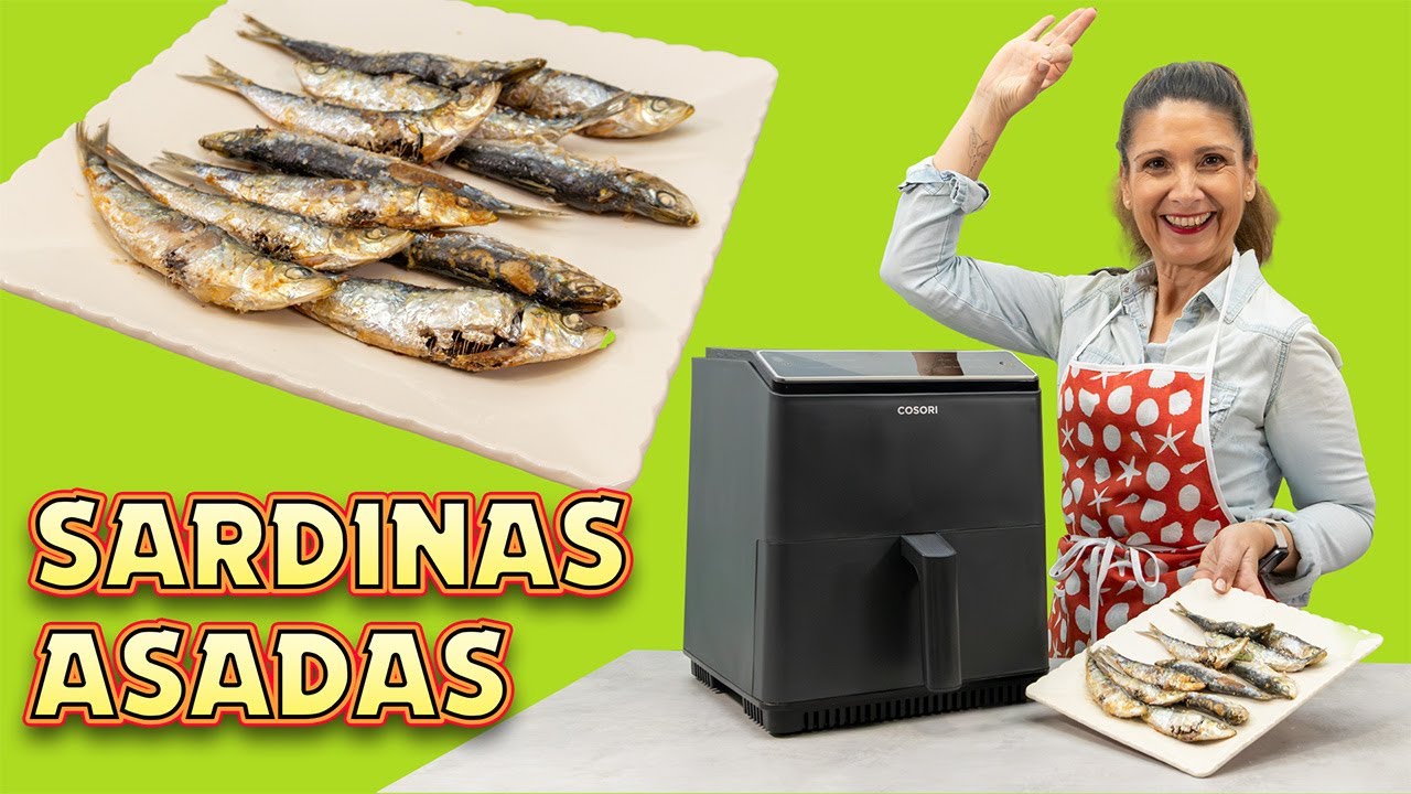 Sardinas asadas en Air Fryer RIQUÍSIMAS
