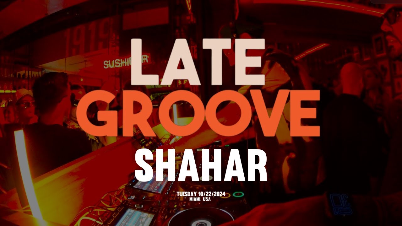 Shahar @LATEGROOVE Negroni Midtown, Miami USA