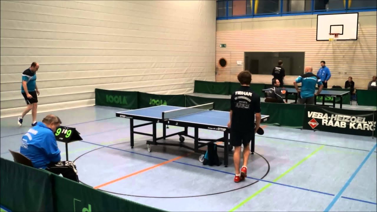 Bezirksliga 2014/15 TTF Neuhausen - TSV Oberboihingen: Ledermann vs. Grimm