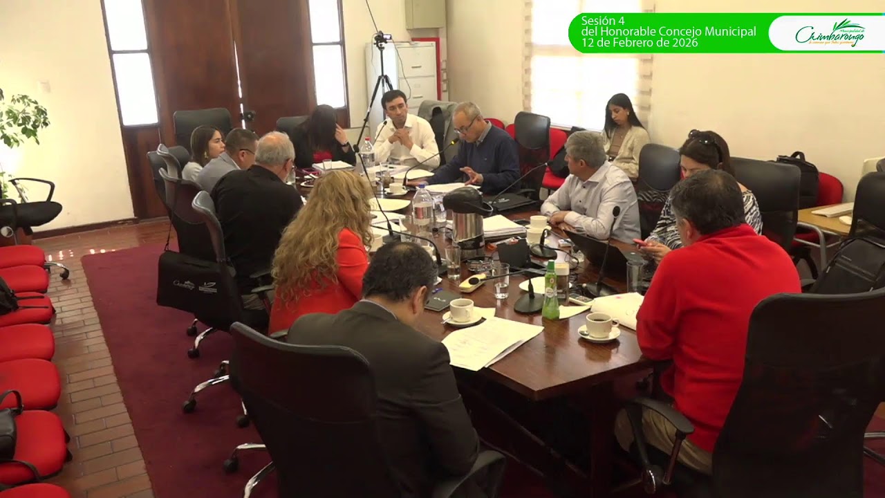 Sesión 4 del Honorable Concejo Municipal