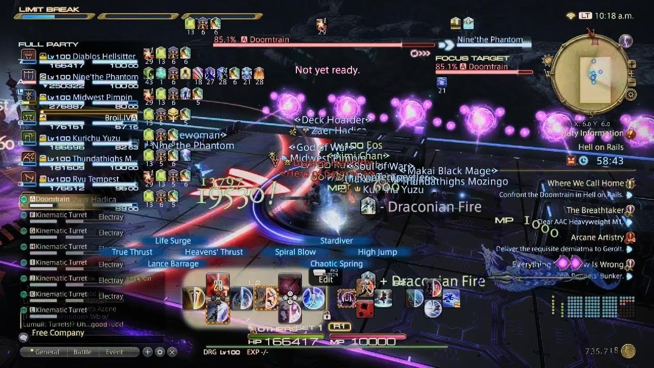 FINAL FANTASY XIV Hell On Rails Normal