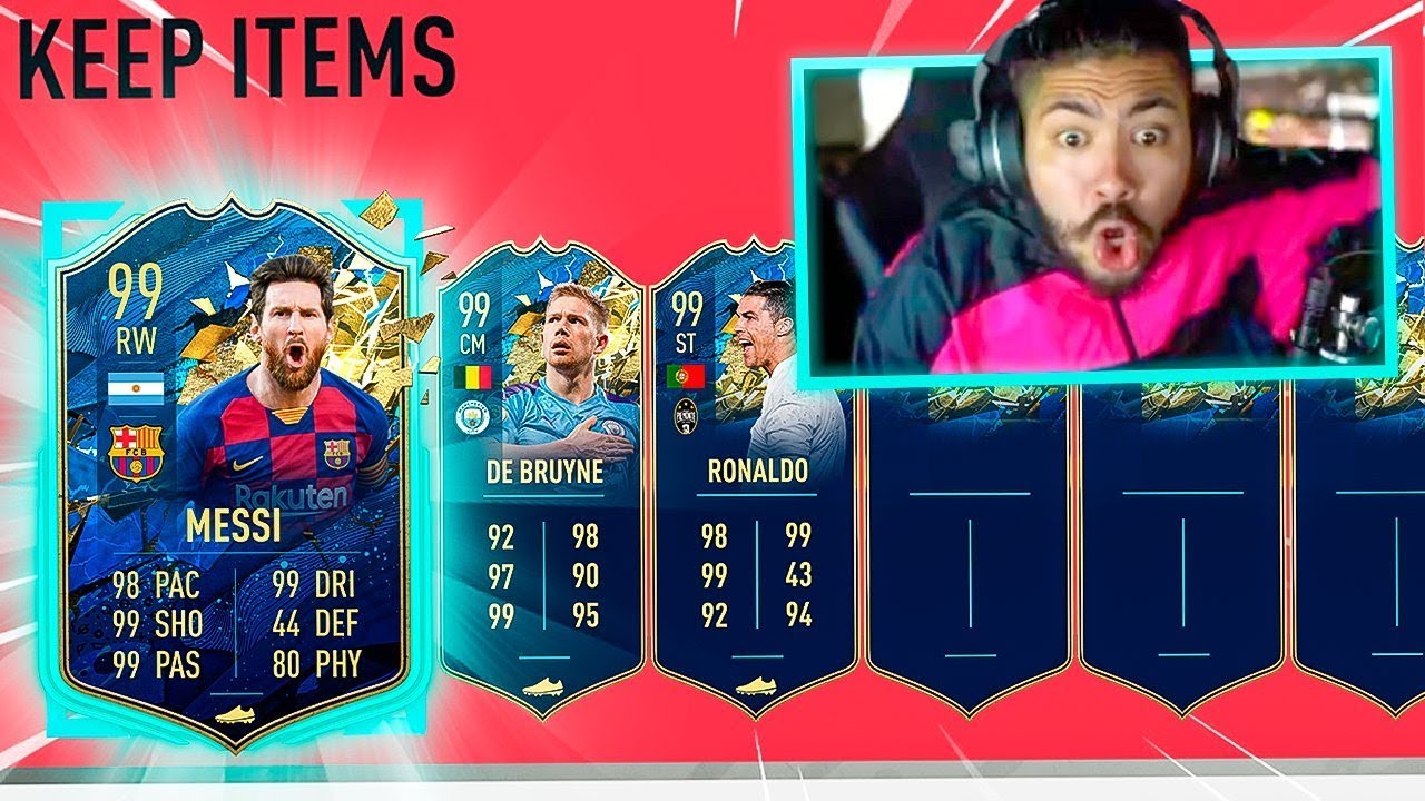 3 x 99 TOTS IN THE SAME PACK!! WTF!! FIFA 20
