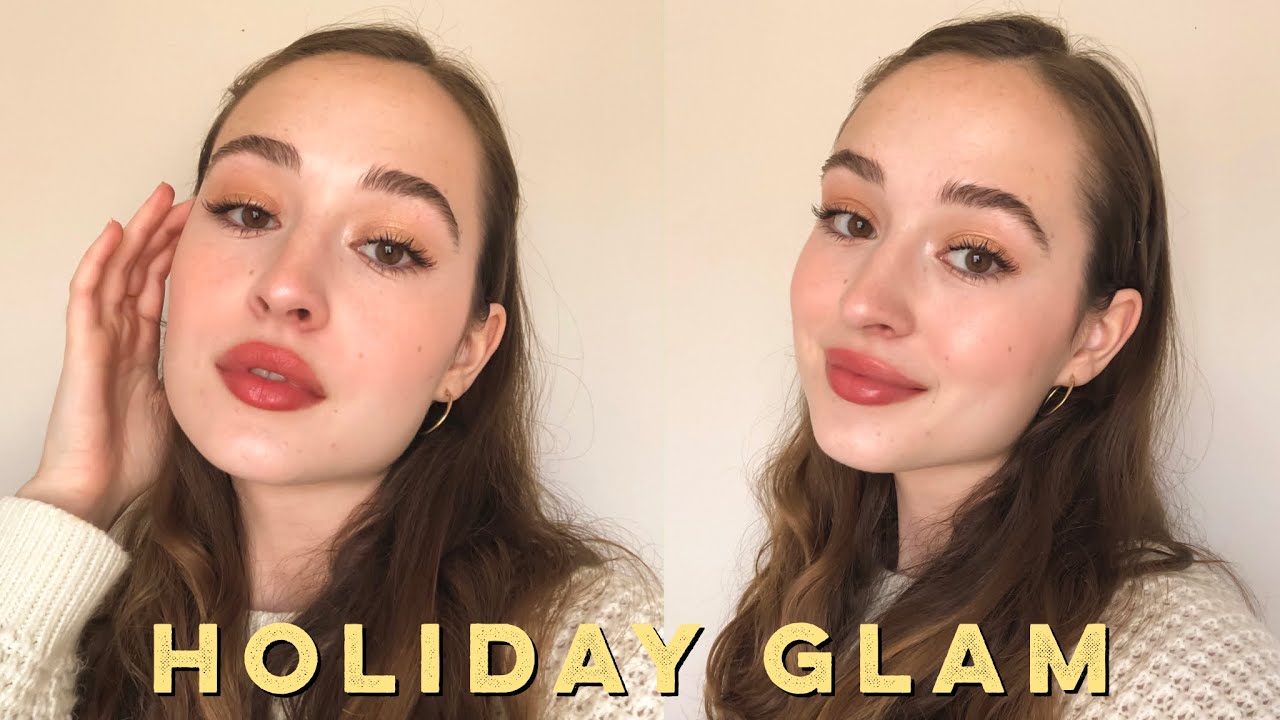 Holiday Glam on a Budget | simple & quick makeup