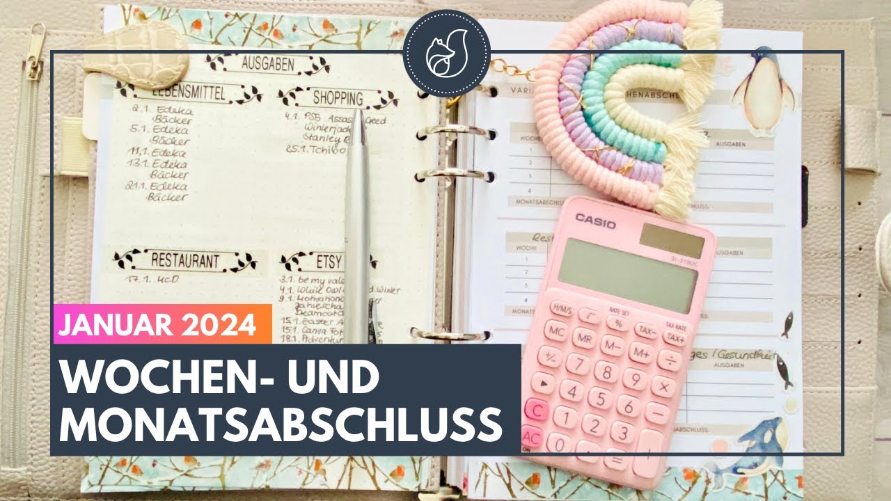 JANUAR 2024 💰 Monatsabschluss #budgeting #umschlagmethode #monatsabschluss #geld