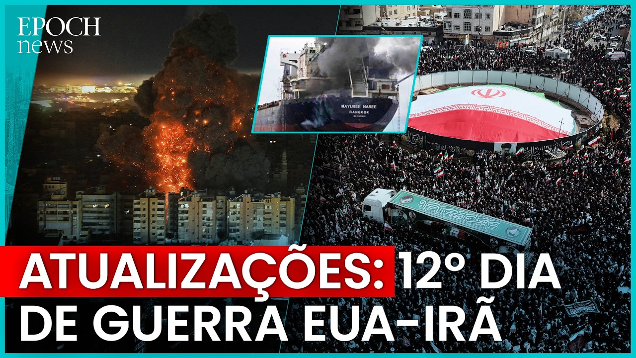 12º dia de guerra EUA-Irã registra ataques a 3 cargueiros e alta nos preços do petróleo