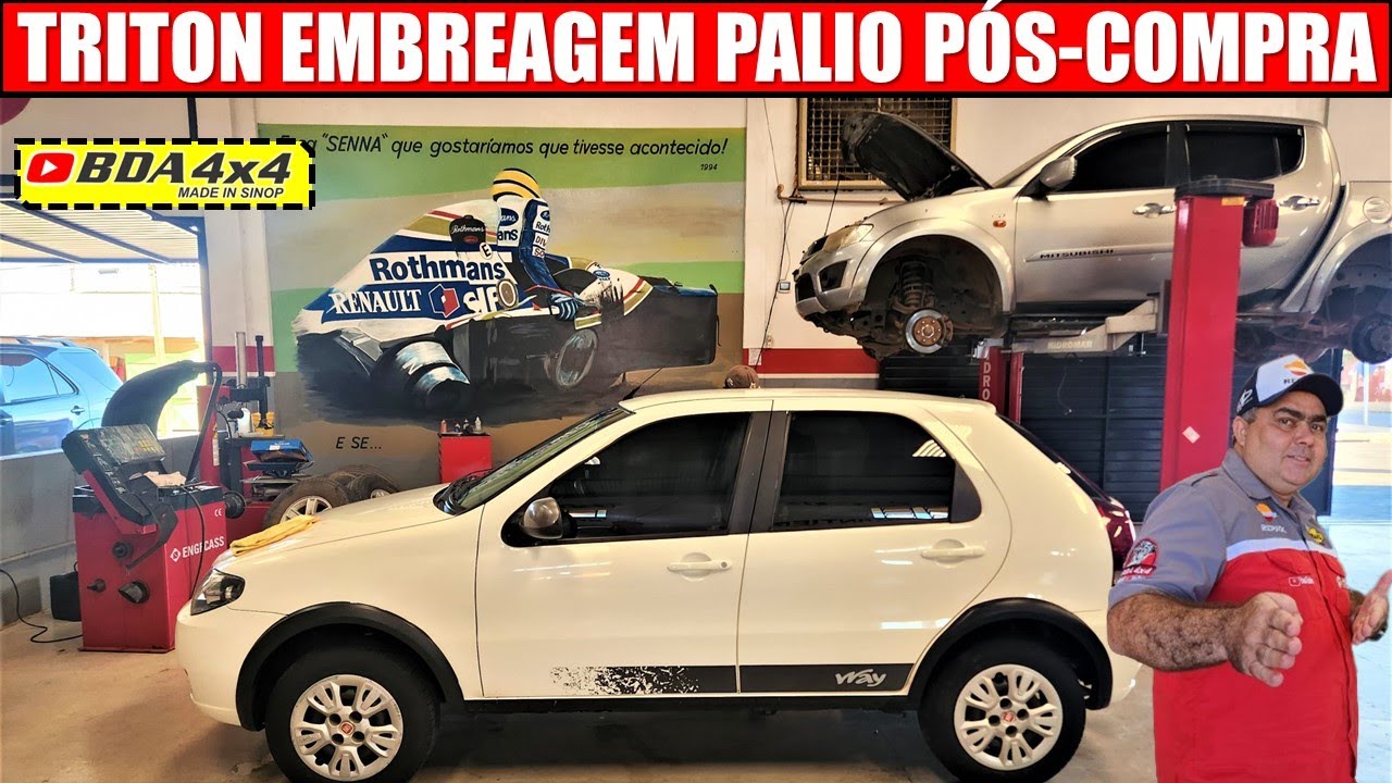 EP. 1027// Mitsubishi Triton 3.2 Embreagem = Fiat PALIO Revisão Pós Compra Protocolo Águia
