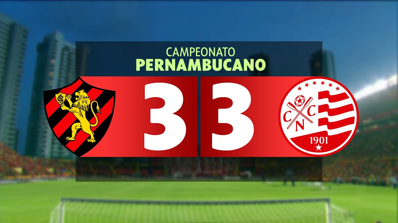 4K | Jogo Completo: Sport 3 x 3 Náutico - Campeonato Pernambucano 2026 (Final - 1º Jogo)
