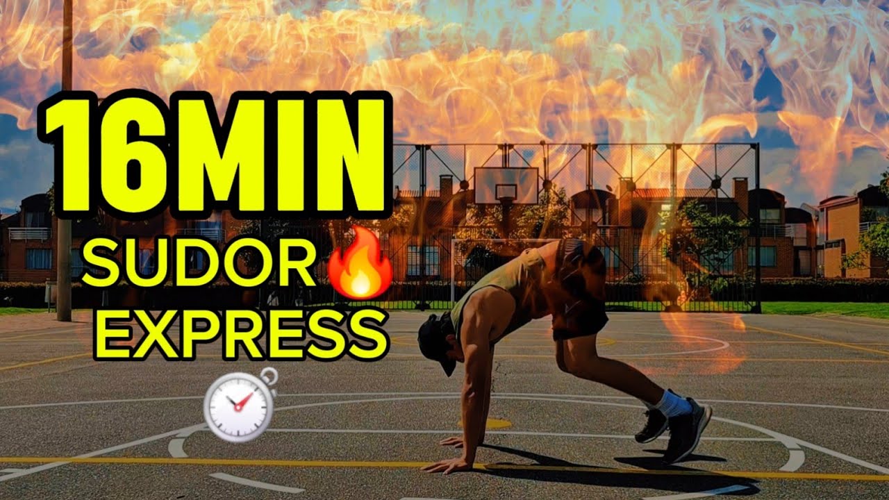 Sudor express🔥 Quema grasa YA con esta rutina. 4 ejercicios ⏱️