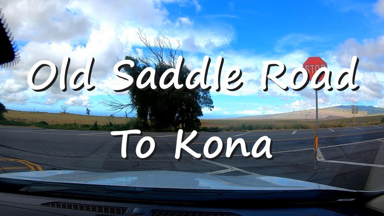 Scenic Drive Hawaii USA (HD) - Old Saddle Road to Kailua Kona - Nice Background Music
