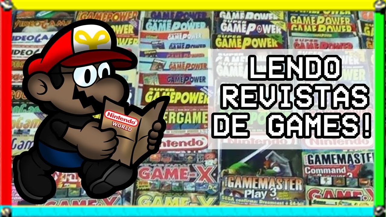 LENDO E REAGINDO A REVISTAS ANTIGAS DE VIDEO GAME