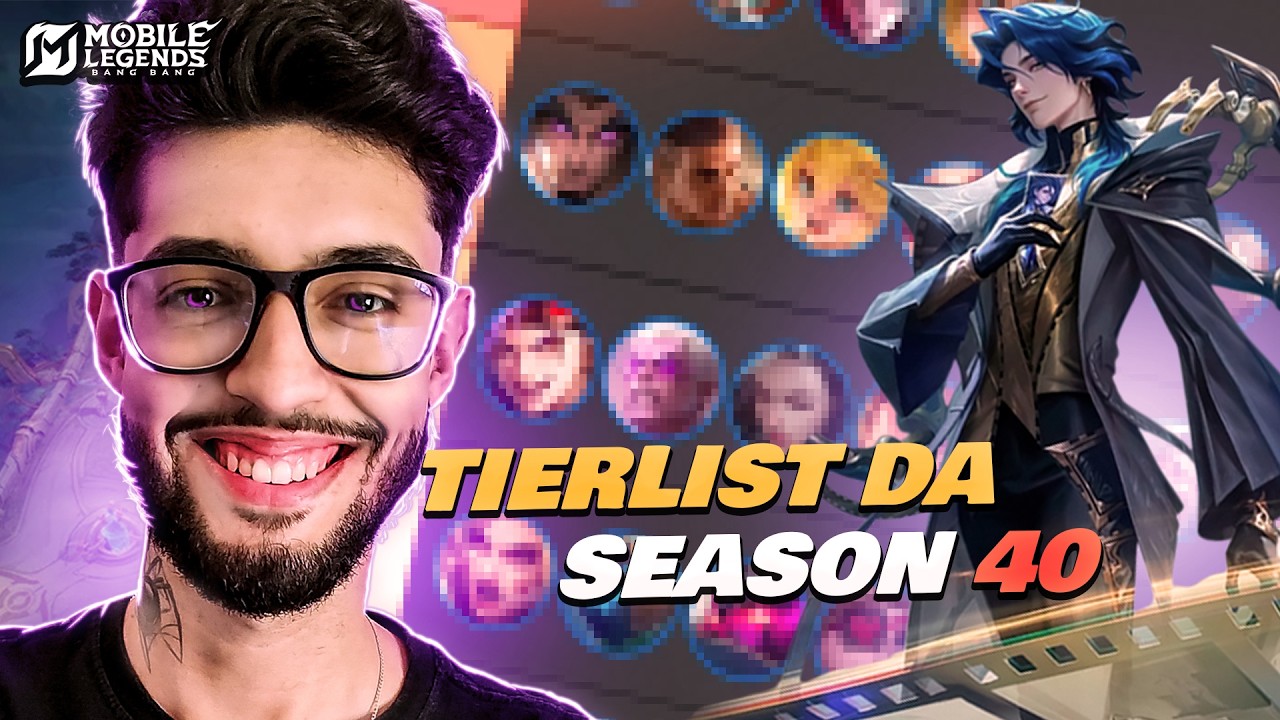 Tierlist dos MELHORES HERÓIS pra Jogar SOLO na Temporada 40 do Mobile Legends