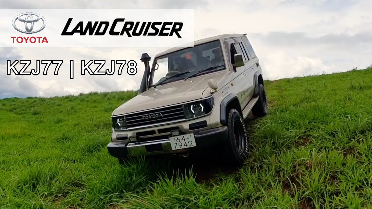 Toyota Land Cruiser Box Prado KZJ77 | KZJ78 Off Road Hill Side POV Drive Along