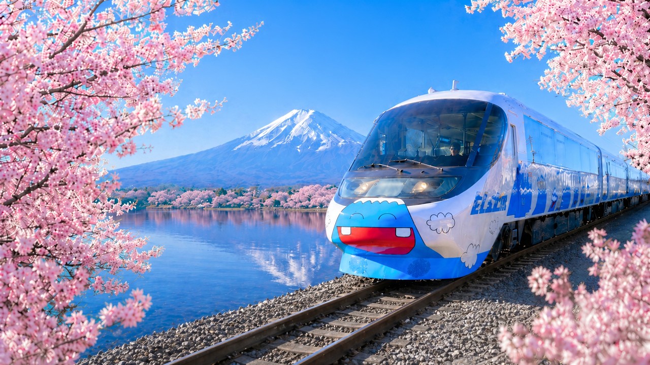 Podr&oacute;ż słynnym pociągiem Japonii na g&oacute;rę Fuji | Z Tokio na g&oacute;rę Fuji 🇯🇵