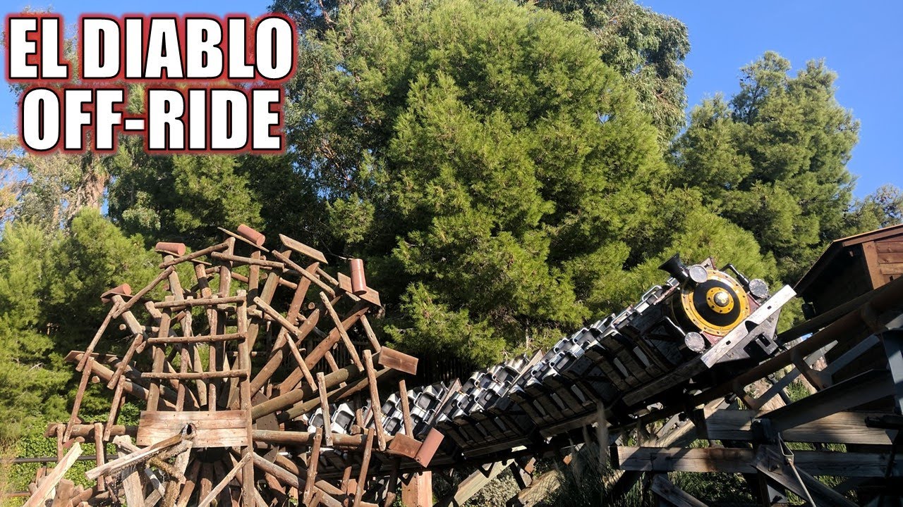 El Diablo- Tren de la Mina Off-Ride Footage, PortAventura Arrow Mine Train | Non-Copyright