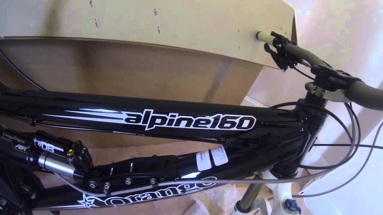 unboxing an Orange alpine 160 am 2014