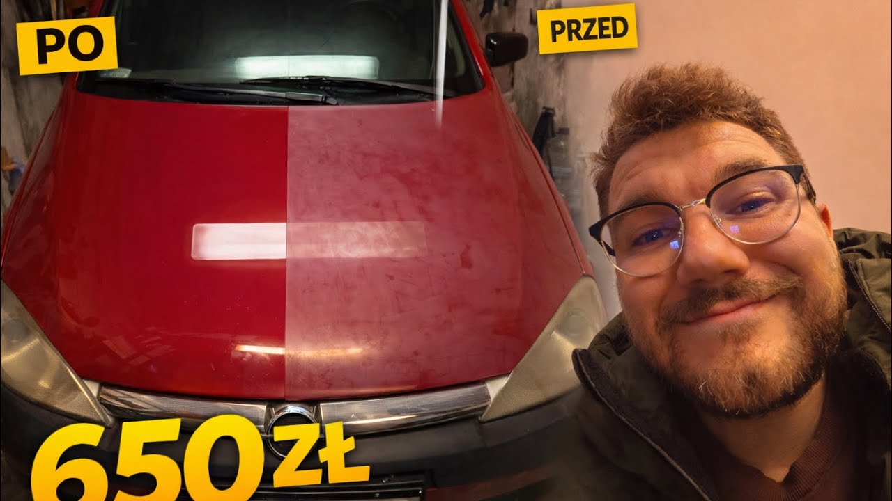Auto za 650 zł po polerce wygląda zupełnie inaczej